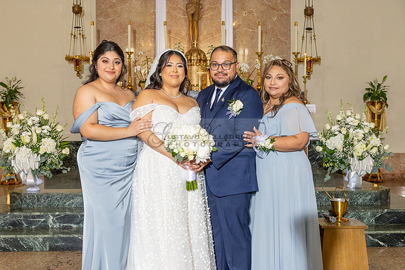 Thalial and Francisco wedding reception at La Mirada Golf course in