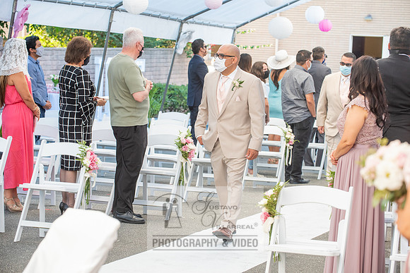 Anthony and Alma wedding celebration at st. Joseph's catholic Ch
