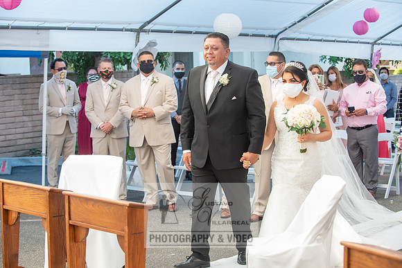 Anthony and Alma wedding celebration at st. Joseph's catholic Ch