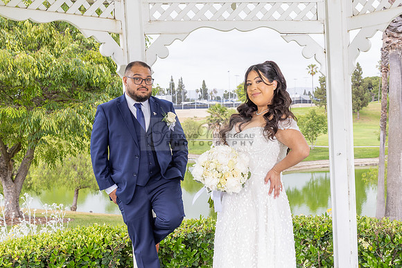 Thalial and Francisco wedding reception at La Mirada Golf course in