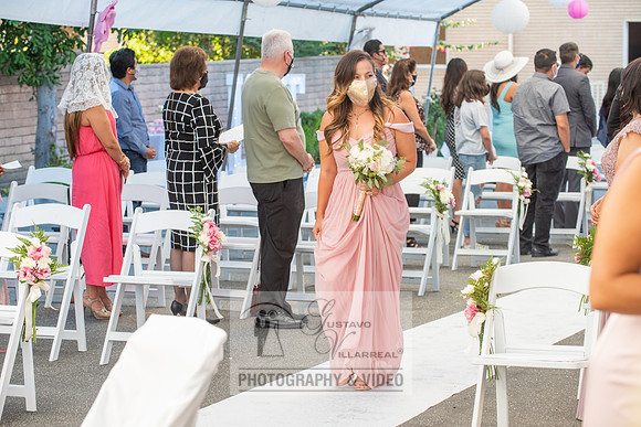Anthony and Alma wedding celebration at st. Joseph's catholic Ch