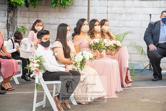 Anthony and Alma wedding celebration at st. Joseph's catholic Ch