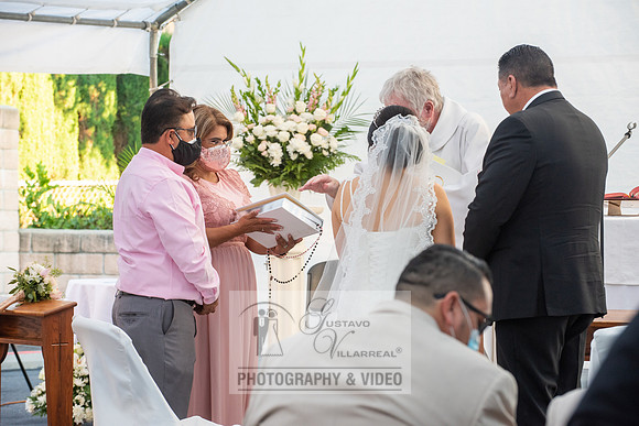 Anthony and Alma wedding celebration at st. Joseph's catholic Ch