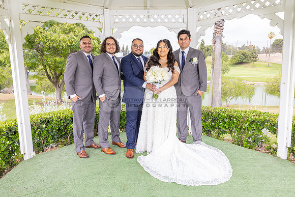 Thalial and Francisco wedding reception at La Mirada Golf course in