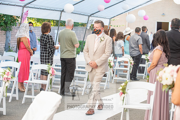 Anthony and Alma wedding celebration at st. Joseph's catholic Ch