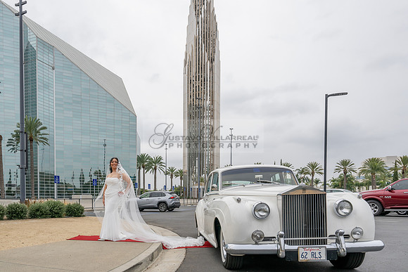 Bryan and Diana wedding ceremony at The Christ Cathedral in Garden Grove Ca, reception at The White House Event Center Anaheim Ca, Gustavo Villarreal photography, videography, 323-633-8283, www.gvphot