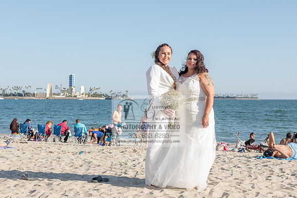 JENNIFER AND CYNTHIA glbt wedding photography and video at Long Beach Museum of Art in Long Beach Ca, www.gustavovillarreal.com, 323-633-8283