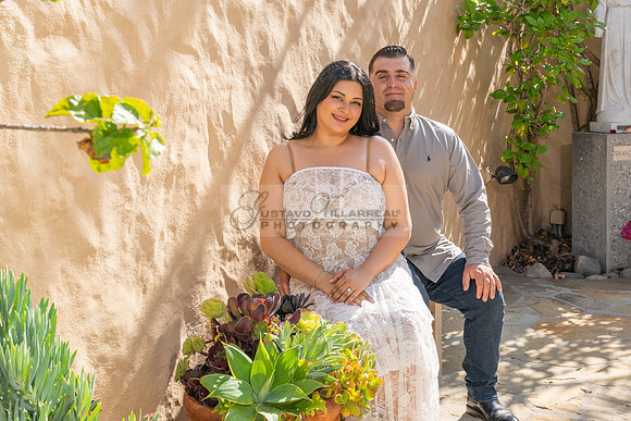 Jessica and Cory engagement photo session at Our Lady of Mount C