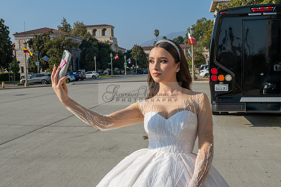 Camila Campa quinceanera, sweet 16 photo session in Pasadena Ca,