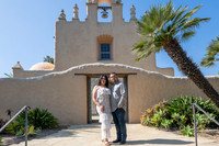 Jessica and Cory engagement photo session at Our Lady of Mount C