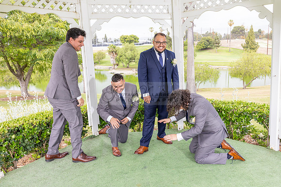 Thalial and Francisco wedding reception at La Mirada Golf course in