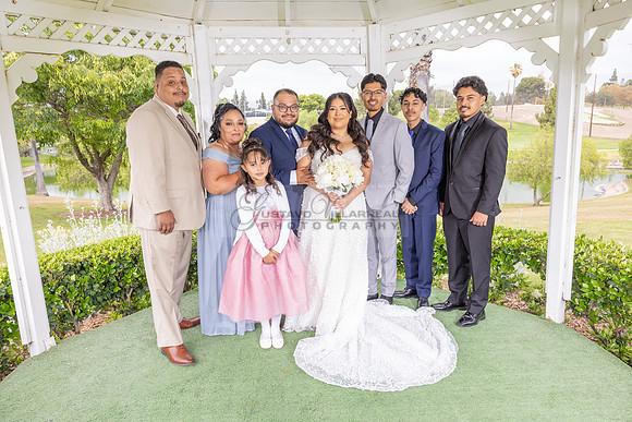 Thalial and Francisco wedding reception at La Mirada Golf course in