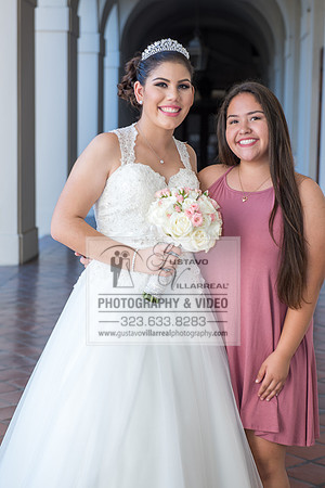 Andrea Lissette quinceaneras, sweet sixteens, weddings, family portraits, anniversaries, photography and video at Miraculos medal catholic church in Montebello,  receptions at Quiet Cannon Montebello,