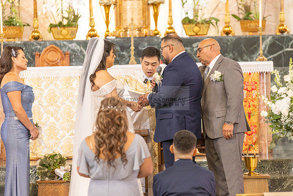 Thalial and Francisco wedding reception at La Mirada Golf course in