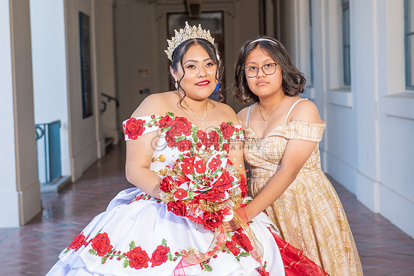 Estephanie Cristal Quinceanera photo shoot ideas, video in Pasadena City Hall in Pasadena Ca. Home reception, 323-633-8283