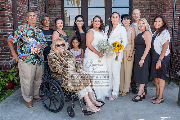 JENNIFER AND CYNTHIA glbt wedding photography and video at Long Beach Museum of Art in Long Beach Ca, www.gustavovillarreal.com, 323-633-8283