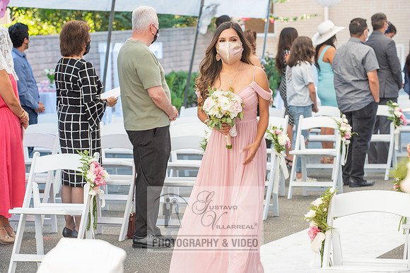 Anthony and Alma wedding celebration at st. Joseph's catholic Ch