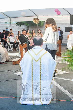 Anthony and Alma wedding celebration at st. Joseph's catholic Ch