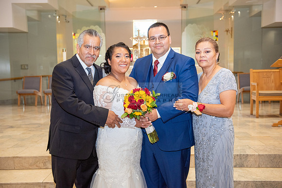 LINK #1 - Xochitl and Luis wedding ceremony at St. Peter Chanel Catholic C