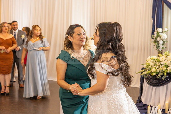 Thalial and Francisco wedding reception at La Mirada Golf course in