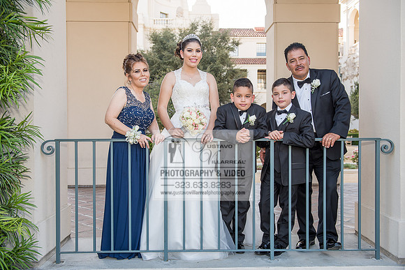 Andrea Lissette quinceaneras, sweet sixteens, weddings, family portraits, anniversaries, photography and video at Miraculos medal catholic church in Montebello,  receptions at Quiet Cannon Montebello,