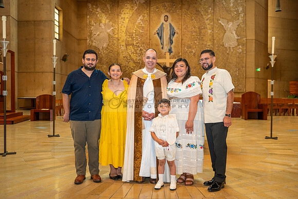 Baptism photographer, videographer at Cathedral of our Lady of Angeles in Los Angeles Ca. Gustavo Villarreal Photography, 323-633-8283, www.gvphotoandvideo.com