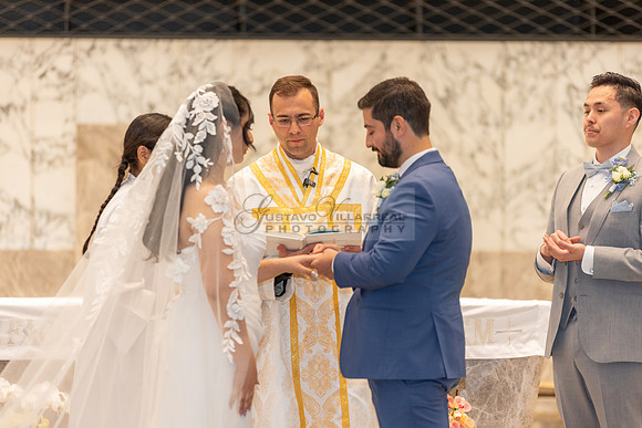 Bryan and Diana wedding ceremony at The Christ Cathedral in Garden Grove Ca, reception at The White House Event Center Anaheim Ca, Gustavo Villarreal photography, videography, 323-633-8283, www.gvphot