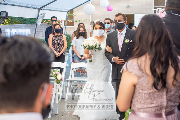 Anthony and Alma wedding celebration at st. Joseph's catholic Ch