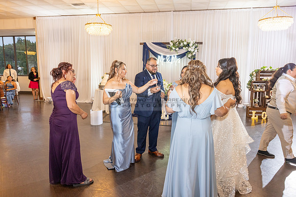 Thalial and Francisco wedding reception at La Mirada Golf course in