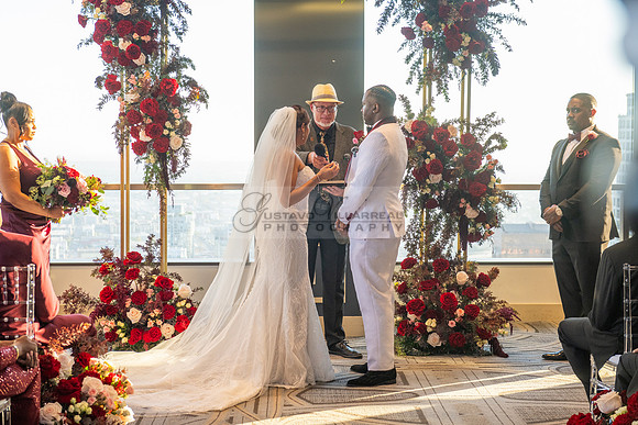 Antecia and Terry Wedding celebration, reception at City Club Los Angeles Ca, photography and videography by Gustavo Villarreal, 323-633-8283, www.gvphotoandvideo.com