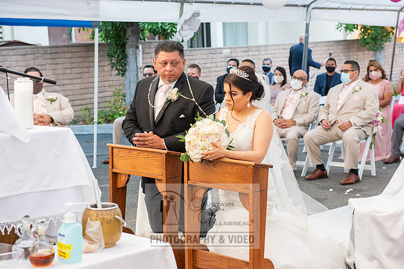 Anthony and Alma wedding celebration at st. Joseph's catholic Ch