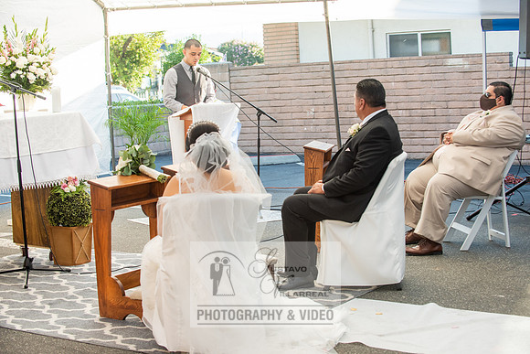 Anthony and Alma wedding celebration at st. Joseph's catholic Ch