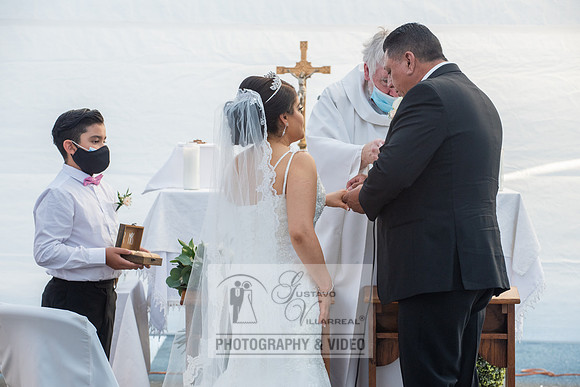 Anthony and Alma wedding celebration at st. Joseph's catholic Ch