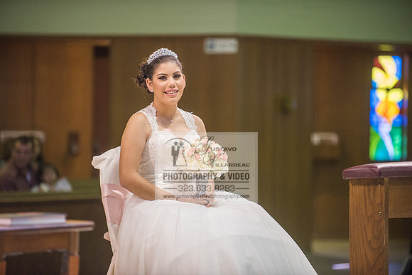 Andrea Lissette quinceaneras, sweet sixteens, weddings, family portraits, anniversaries, photography and video at Miraculos medal catholic church in Montebello,  receptions at Quiet Cannon Montebello,