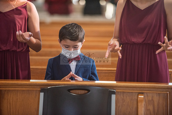 LINK #1 - Xochitl and Luis wedding ceremony at St. Peter Chanel Catholic C