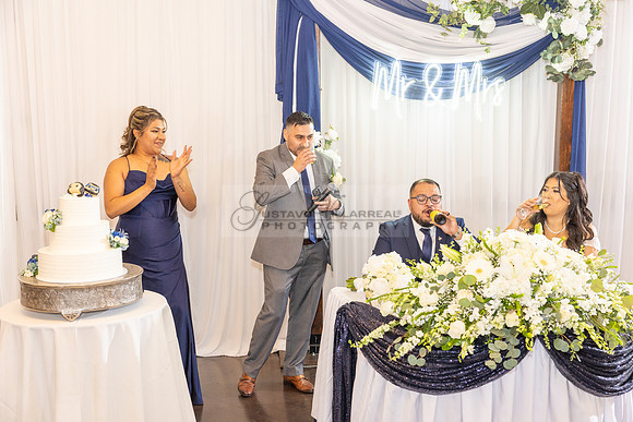 Thalial and Francisco wedding reception at La Mirada Golf course in