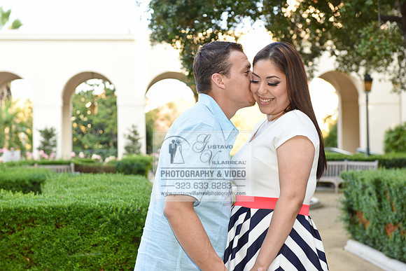 Saul and Cinthia Engagement photos in Pasadena, Wedding photo and video in Pasadena City hall, www.gustavovillarrealphotography.com, 323-633-8283