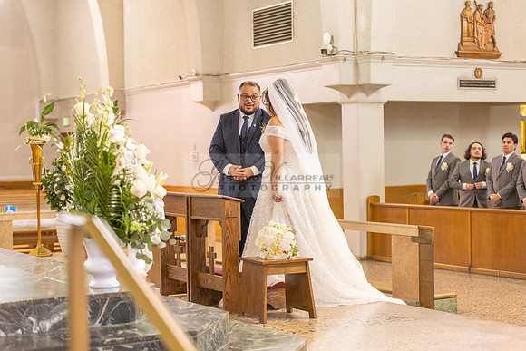 Thalial and Francisco wedding reception at La Mirada Golf course in