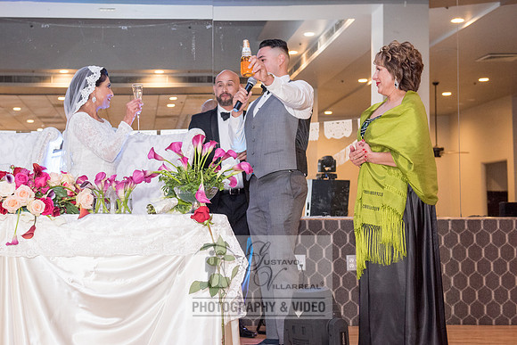 Reina and Adalberto wedding ceremony and reception, photographer