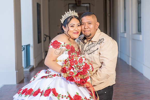 Estephanie Cristal Quinceanera photo shoot ideas, video in Pasadena City Hall in Pasadena Ca. Home reception, 323-633-8283