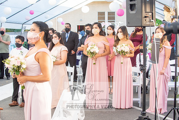 Anthony and Alma wedding celebration at st. Joseph's catholic Ch