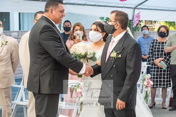 Anthony and Alma wedding celebration at st. Joseph's catholic Ch