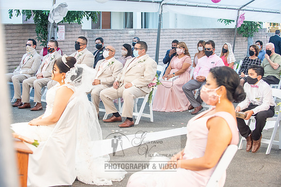 Anthony and Alma wedding celebration at st. Joseph's catholic Ch