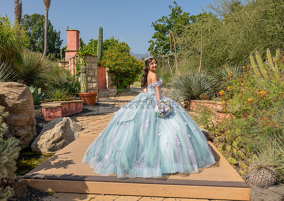 Janelle Ornelas quinceanera photo shoot at the arboretum in Arcadia Ca, Gustavo Villarreal Photography, 323-633-8283, www.gvphotoandvideo.com