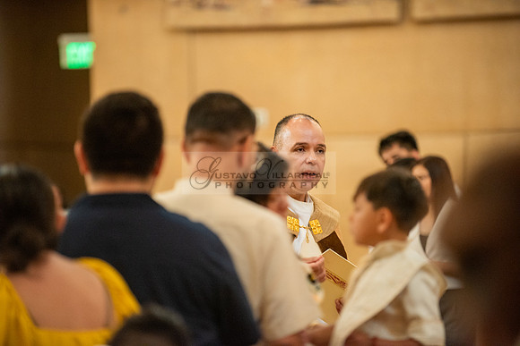 Baptism photographer, videographer at Cathedral of our Lady of Angeles in Los Angeles Ca. Gustavo Villarreal Photography, 323-633-8283, www.gvphotoandvideo.com