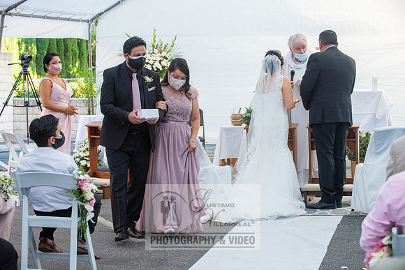 Anthony and Alma wedding celebration at st. Joseph's catholic Ch