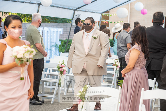 Anthony and Alma wedding celebration at st. Joseph's catholic Ch