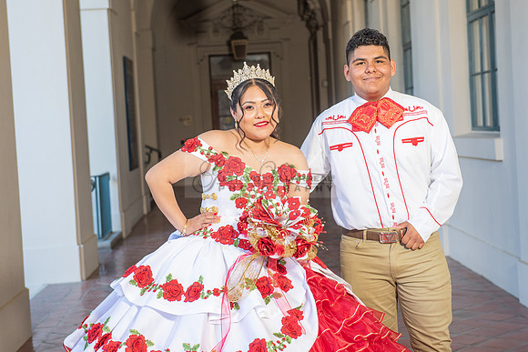 Estephanie Cristal Quinceanera photo shoot ideas, video in Pasadena City Hall in Pasadena Ca. Home reception, 323-633-8283