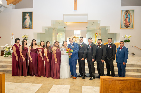 LINK #2 - Xochitl and Luis wedding ceremony at St. Peter Chanel Catholic C
