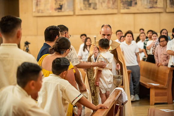 Baptism photographer, videographer at Cathedral of our Lady of Angeles in Los Angeles Ca. Gustavo Villarreal Photography, 323-633-8283, www.gvphotoandvideo.com